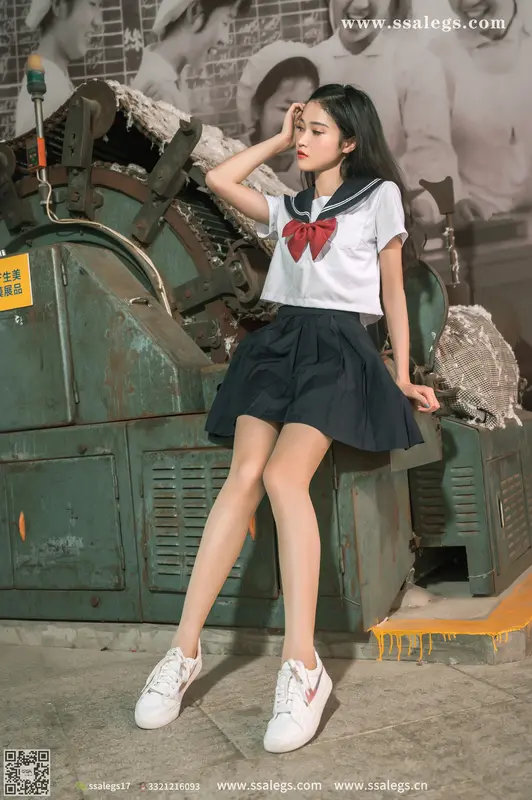 [SSA丝社]超清写真 NO.421 漫漫白色jk制服肉丝写真(上) - SSA丝社
